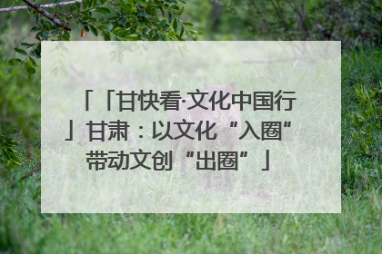 「甘快看·文化中国行」甘肃：以文化“入圈”带动文创“出圈”