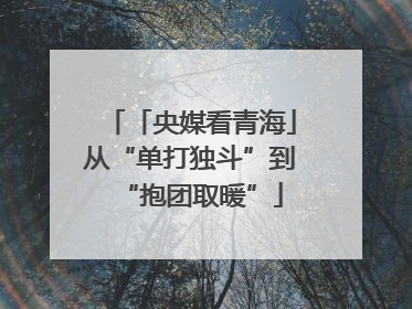 「央媒看青海」从“单打独斗”到“抱团取暖”