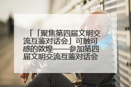 「聚焦第四届文明交流互鉴对话会」可触可感的敦煌——参加第四届文明交流互鉴对话会的外宾参观上元市集