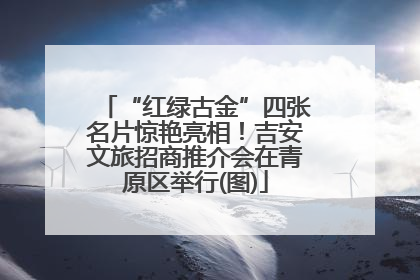 “红绿古金”四张名片惊艳亮相！吉安文旅招商推介会在青原区举行(图)