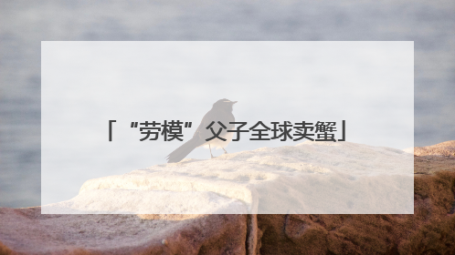 “劳模”父子全球卖蟹