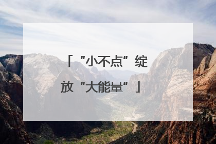 “小不点”绽放“大能量”