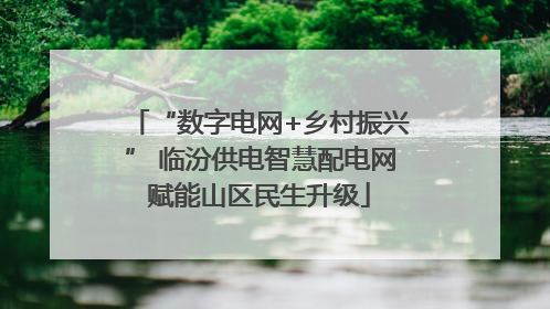“数字电网+乡村振兴” 临汾供电智慧配电网赋能山区民生升级