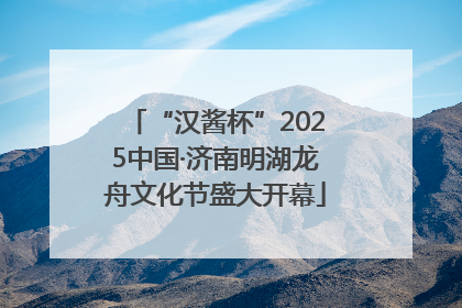“汉酱杯”2025中国·济南明湖龙舟文化节盛大开幕