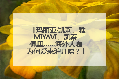 玛丽亚·凯莉、雅MIYAVI、凯蒂·佩里……海外大咖为何爱来沪开唱？