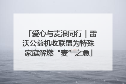 爱心与麦浪同行｜雷沃公益机收联盟为特殊家庭解燃“麦”之急