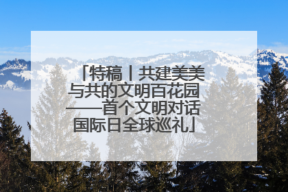 特稿丨共建美美与共的文明百花园——首个文明对话国际日全球巡礼