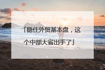 稳住外贸基本盘，这个中部大省出手了