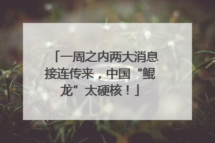 一周之内两大消息接连传来，中国“鲲龙”太硬核！