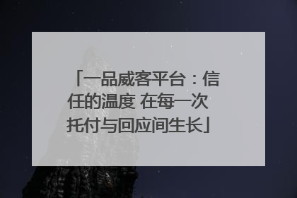 一品威客平台：信任的温度 在每一次托付与回应间生长