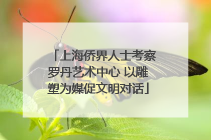 上海侨界人士考察罗丹艺术中心 以雕塑为媒促文明对话