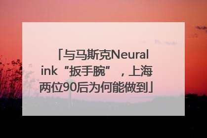 与马斯克Neuralink“扳手腕”，上海两位90后为何能做到