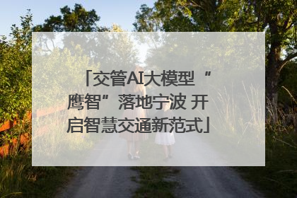 交管AI大模型“鹰智”落地宁波 开启智慧交通新范式