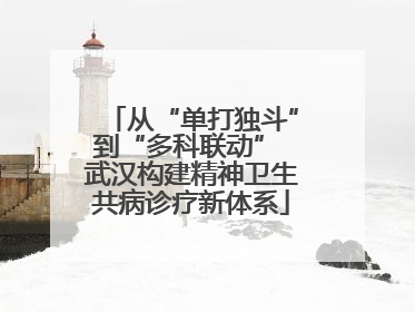 从“单打独斗”到“多科联动” 武汉构建精神卫生共病诊疗新体系