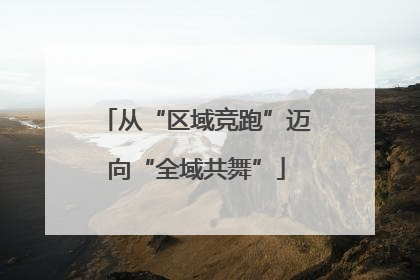 从“区域竞跑”迈向“全域共舞”