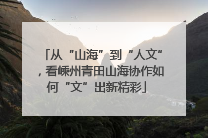 从“山海”到“人文”，看嵊州青田山海协作如何“文”出新精彩