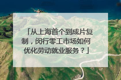 从上海首个到成片复制，闵行零工市场如何优化劳动就业服务？