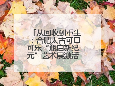 从回收到重生：合肥太古可口可乐“瓶启新纪元”艺术展激活城市环保基因