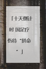 十天倒计时 国足疗伤待“拼命”