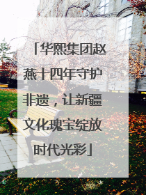 华熙集团赵燕十四年守护非遗，让新疆文化瑰宝绽放时代光彩