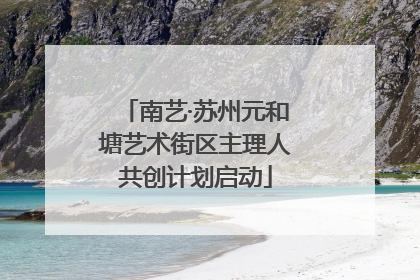 南艺·苏州元和塘艺术街区主理人共创计划启动