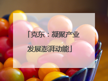 克东：凝聚产业发展澎湃动能