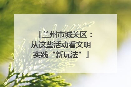 兰州市城关区：从这些活动看文明实践“新玩法”