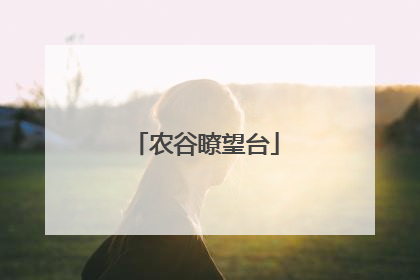 农谷瞭望台