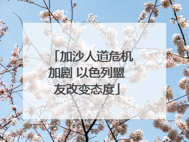 加沙人道危机加剧 以色列盟友改变态度