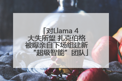 对Llama 4大失所望 扎克伯格被曝亲自下场组建新“超级智能”团队