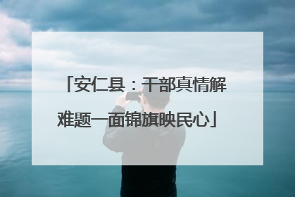 安仁县：干部真情解难题一面锦旗映民心