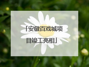安徽百戏城项目竣工亮相