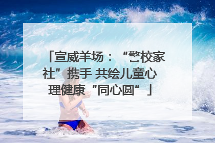 宣威羊场：“警校家社”携手 共绘儿童心理健康“同心圆”