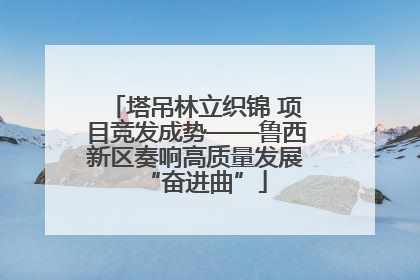塔吊林立织锦 项目竞发成势——鲁西新区奏响高质量发展“奋进曲”