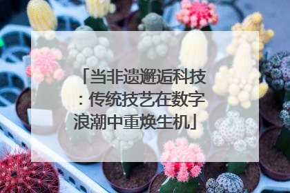 当非遗邂逅科技：传统技艺在数字浪潮中重焕生机