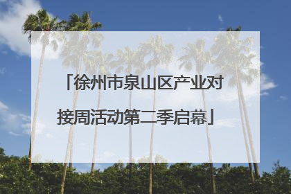 徐州市泉山区产业对接周活动第二季启幕