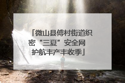 微山县傅村街道织密“三夏”安全网 护航丰产丰收季
