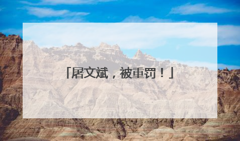 屠文斌，被重罚！