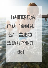 庆阳环县农户获“金融礼包” 普惠贷款助力产业升级