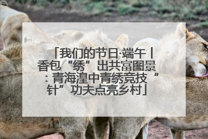 我们的节日·端午丨香包“绣”出共富图景：青海湟中青绣竞技“针”功夫点亮乡村