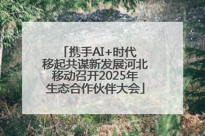 携手AI+时代 移起共谋新发展河北移动召开2025年生态合作伙伴大会