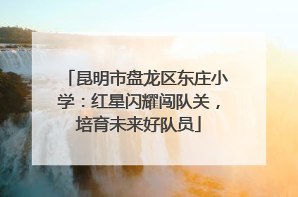 昆明市盘龙区东庄小学：红星闪耀闯队关，培育未来好队员