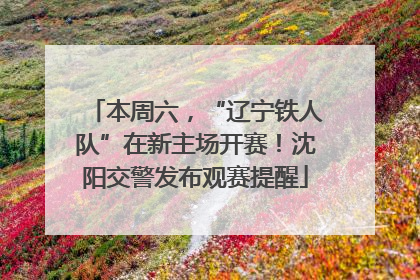本周六，“辽宁铁人队”在新主场开赛！沈阳交警发布观赛提醒