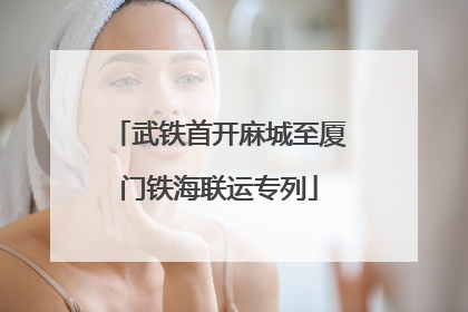 武铁首开麻城至厦门铁海联运专列