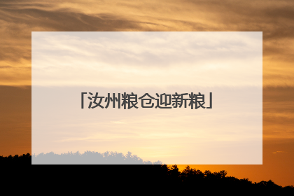 汝州粮仓迎新粮
