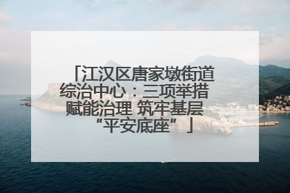 江汉区唐家墩街道综治中心：三项举措赋能治理 筑牢基层“平安底座”