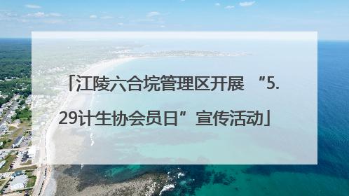 江陵六合垸管理区开展 “5.29计生协会员日”宣传活动