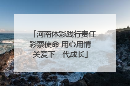 河南体彩践行责任彩票使命 用心用情关爱下一代成长