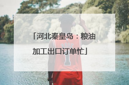 河北秦皇岛：粮油加工出口订单忙