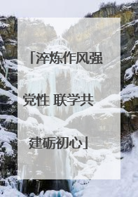 淬炼作风强党性 联学共建砺初心
